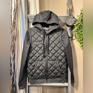 HURLEY PUFFER VEST & HOODIE COMBO JACKET